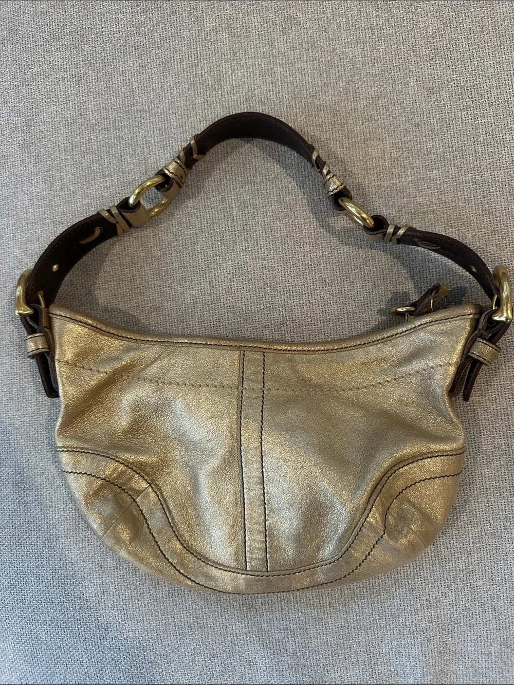 Coach vintage metallic